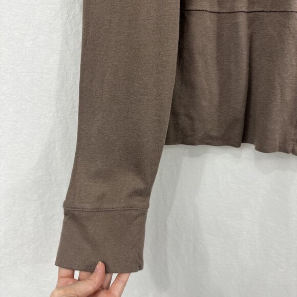 New York & Company Brown Button Waist Long Sleeve Cardigan Womens XL Y2K - Picture 7 of 9